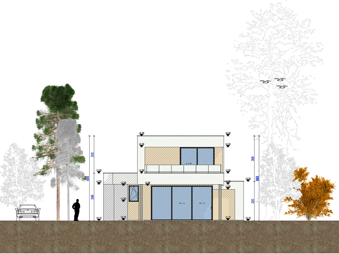 hrvatska, zadar, sukošan – moderna dvojna kuća s bazenom u debeljaku, 164m² - slika 5