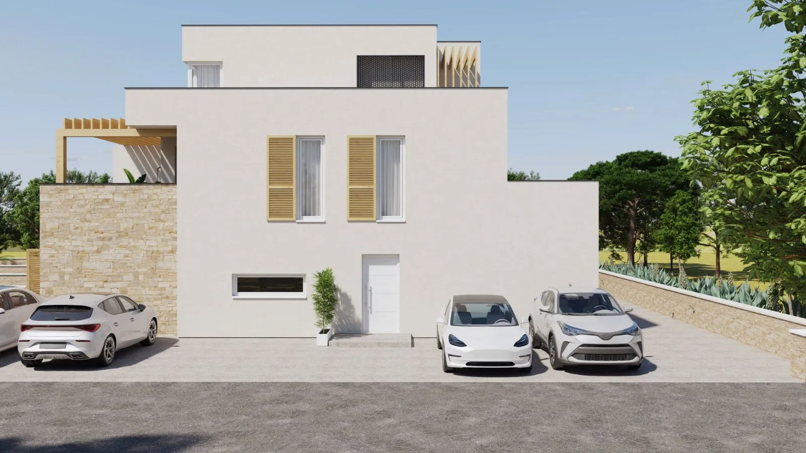 dvoetažni stan s krovnom terasom, 200 m od mora, privlaka - zadar - slika 25