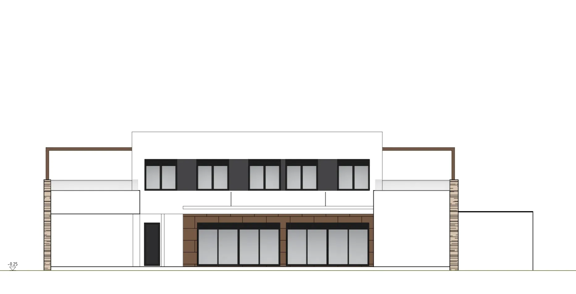 hrvatska, zadar, privlaka – zemljište s projektom moderne vile i bazenom, 939 m² parcela, 256 m² stambene površine - slika 8