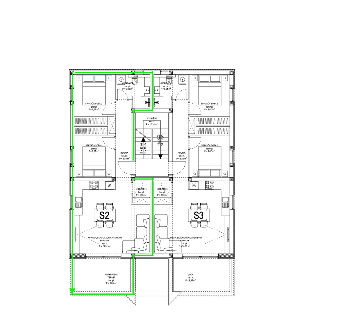 hrvatska, zadar, bokanjac – prodaja stana od 65 m², novogradnja s potencijalom za najam - slika 3