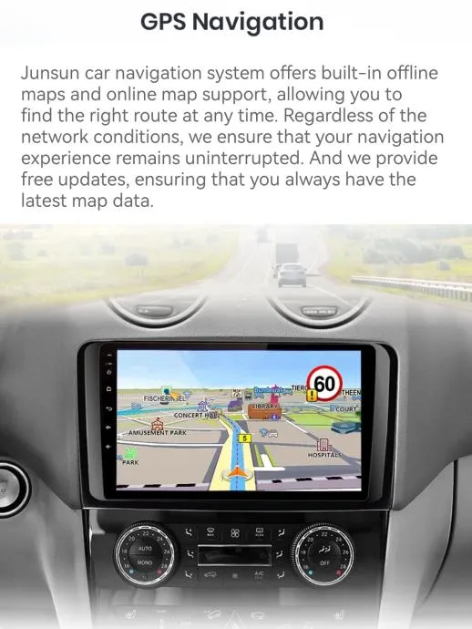 mercedes ml gl w164 x164 original android multimedija parking kamera - slika 14