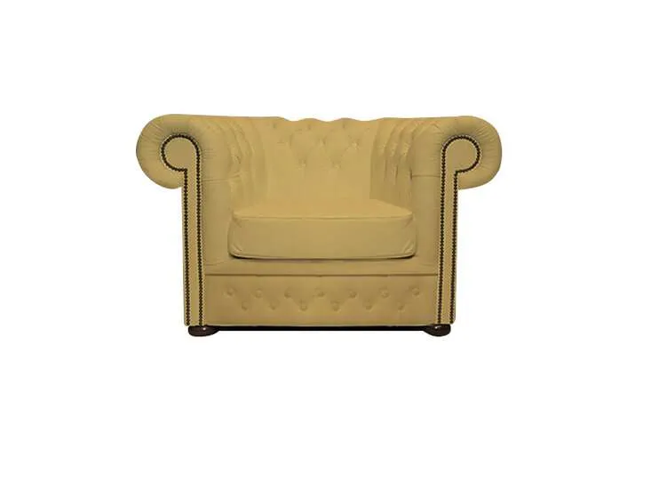 Chesterfield Fotelja First Class Leather | 1-sjedište | Ivory - Ježdovec, Zagreb