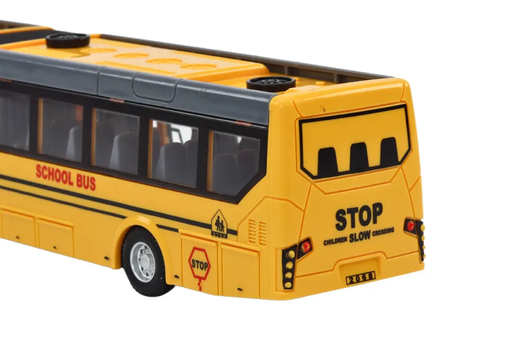 remote control articulated rc school bus 1:32 yellow - slika 3