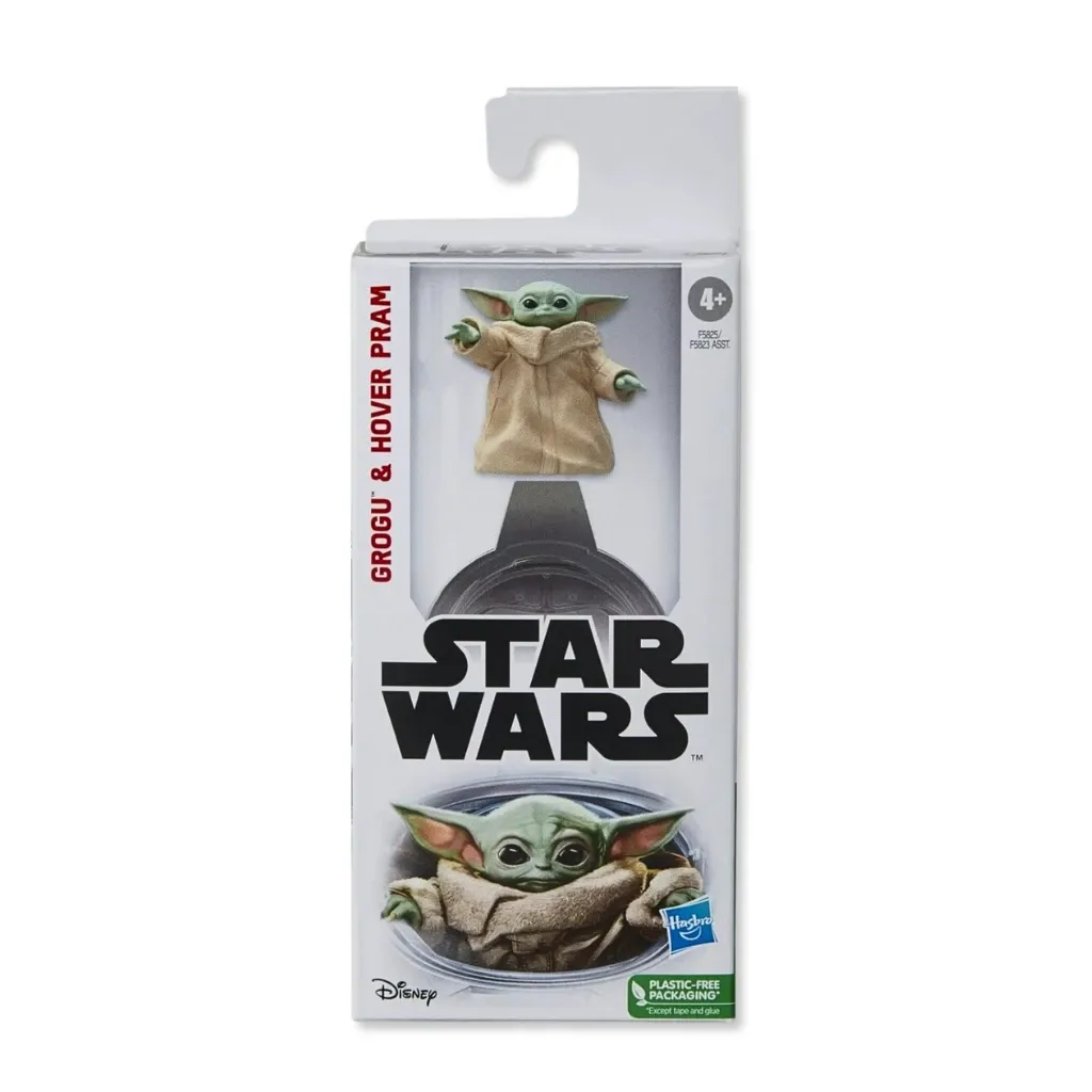 hasbro star wars: grogu & hover pram figura, 15cm - slika 2