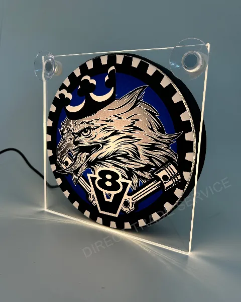 Lightbox deluxe “Eagle king of the road red” with USB connector - Vrbovec, Vrbovec Centar