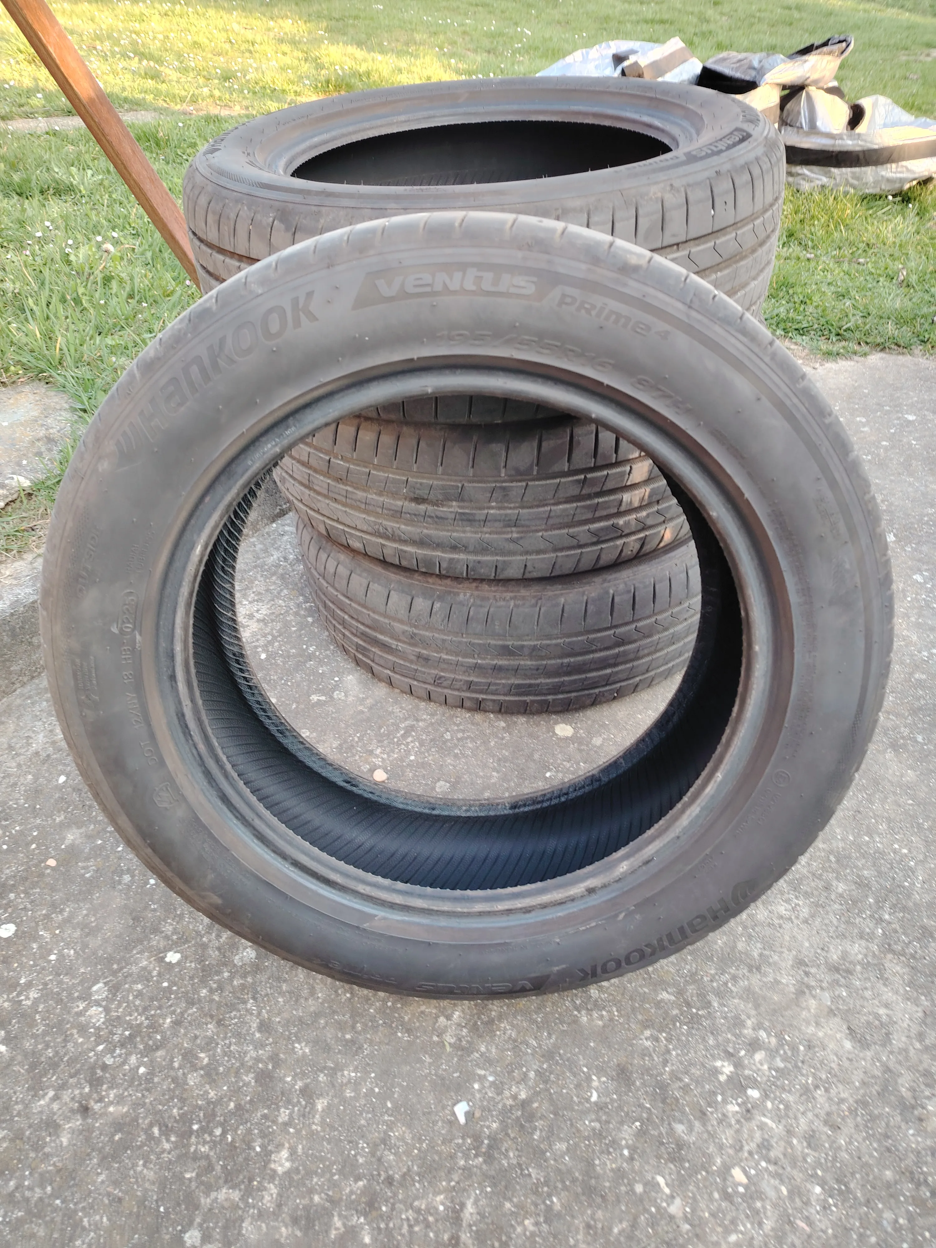 4 ljetne gume hankook ventus prime4 195/55r19 dot 0225 - slika 2