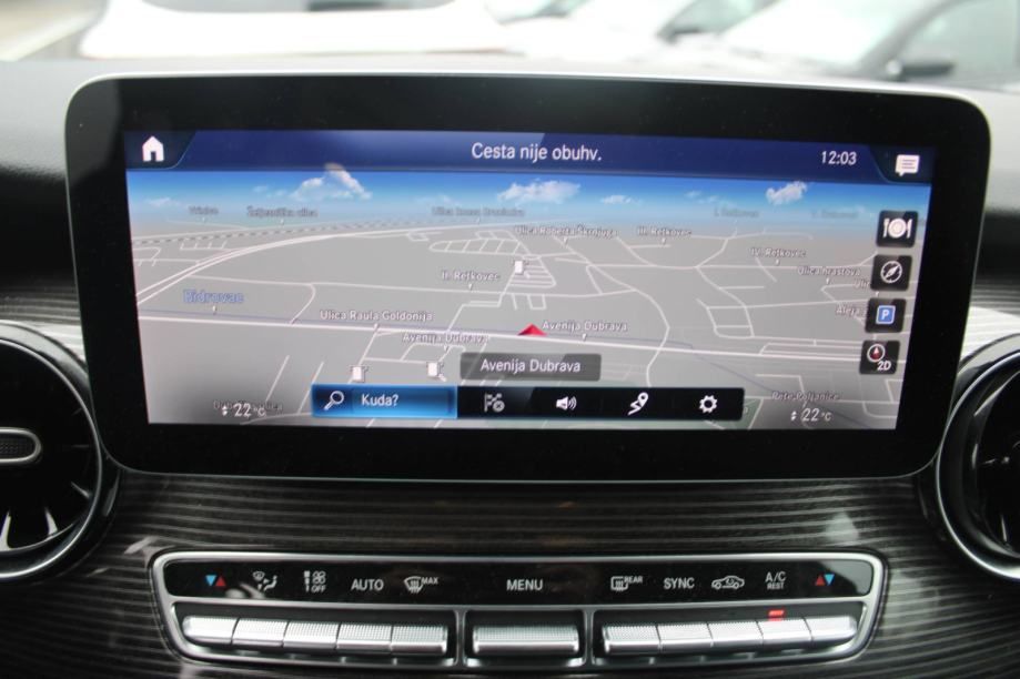 mercedes-benz klasa v 250d extra long avantgarde *led, navigacija, kam - slika 18