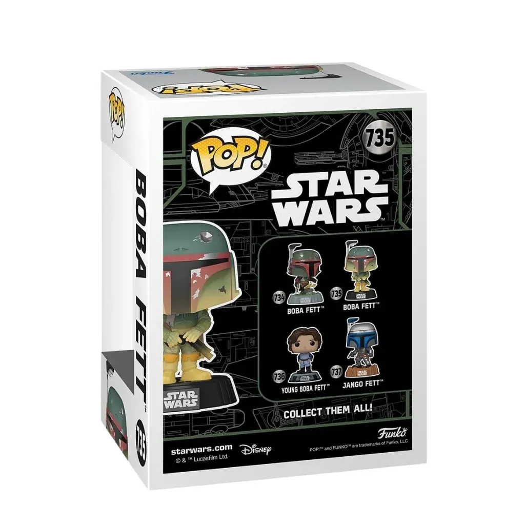 funko pop! star wars – boba fett (gitd) #735 - slika 2