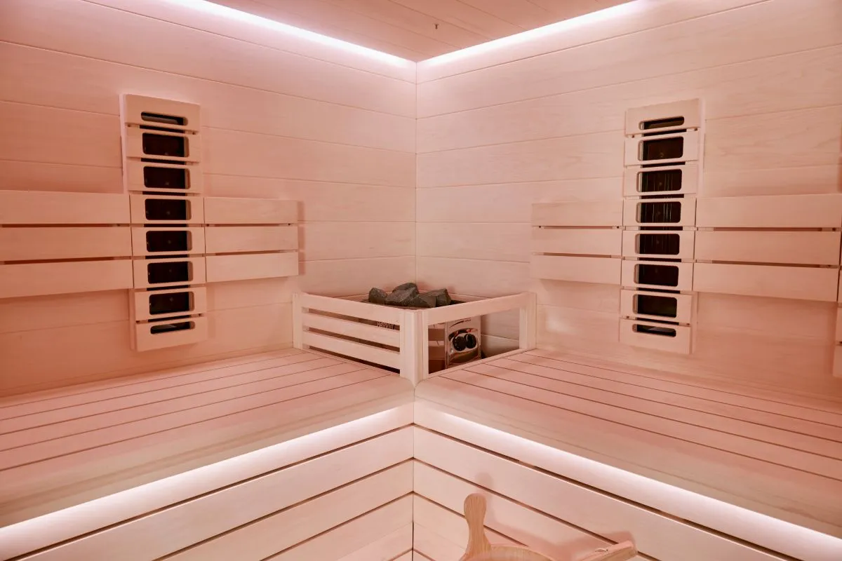kombinirana sauna kutna – 214 x 214 x 210 – elite – aspen - slika 3