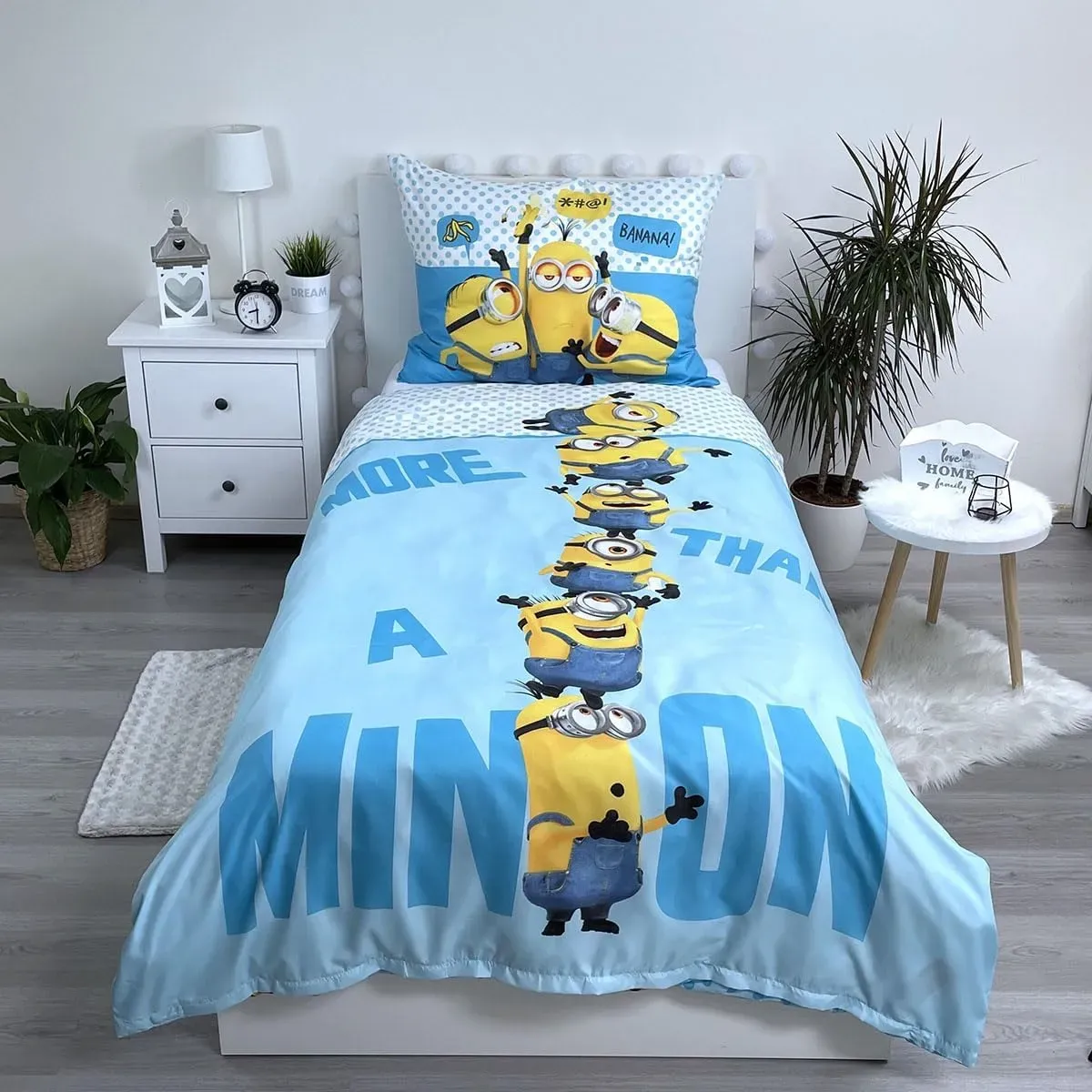 minions ‘more than a minion’ dječja posteljina, 140×200 cm - slika 2
