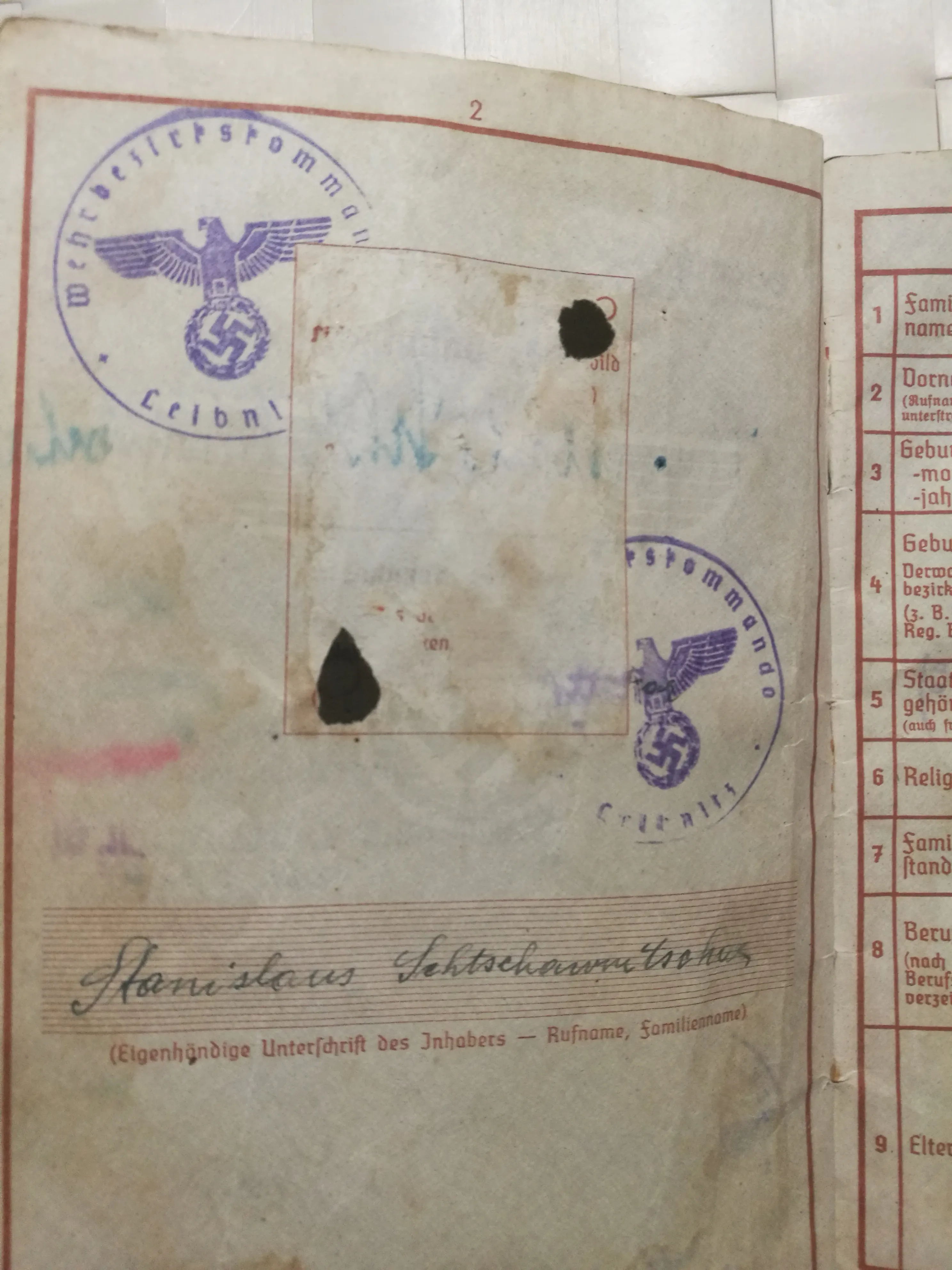 wehrmacht vojna knjižica 1942-1945 ww2 - slika 6