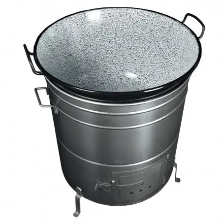 Kotlenka s kotlom emajl 60L duboki - 000671 - Čakovec