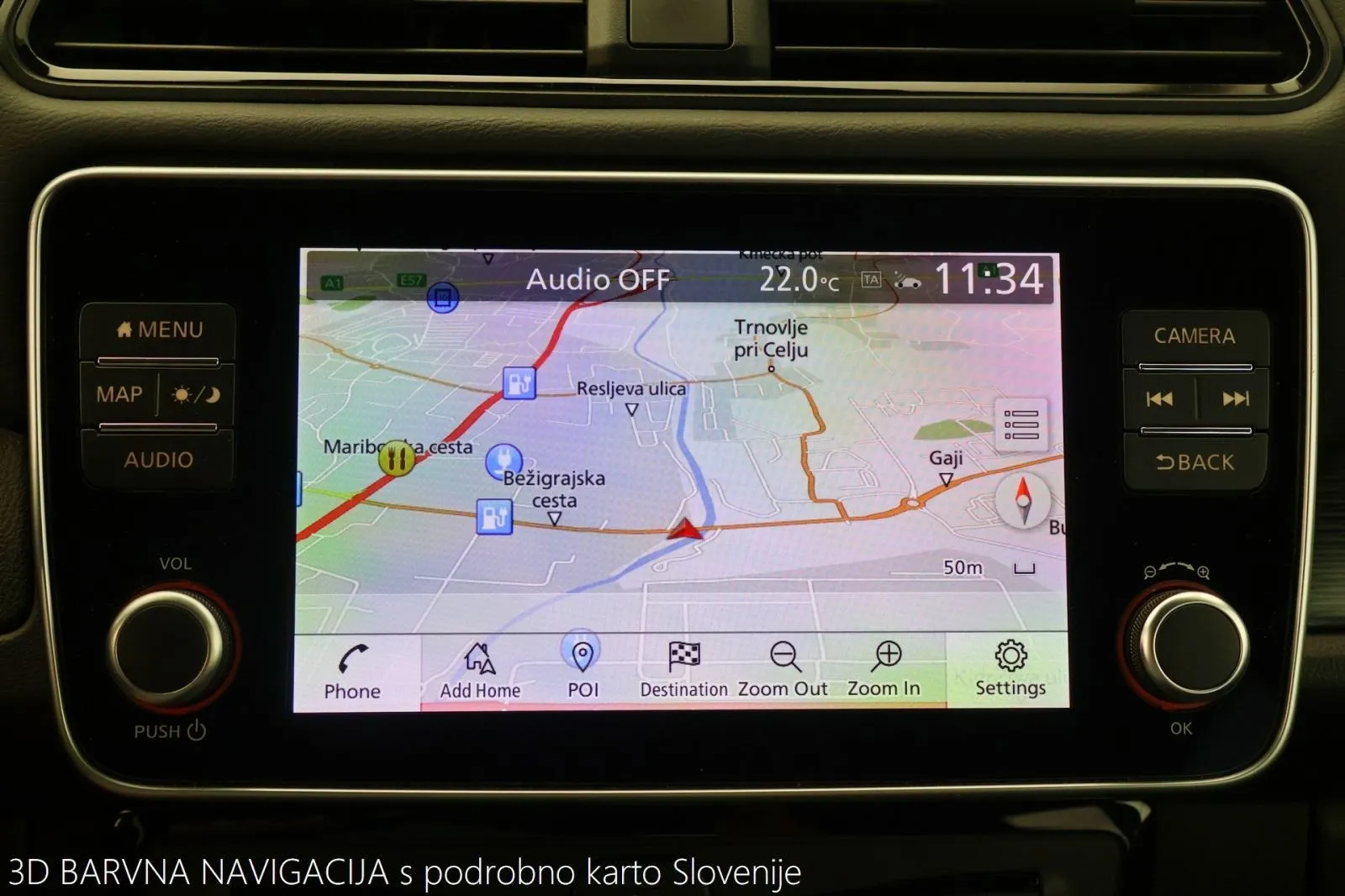 nissan leaf n-connecta 62kw 360-kamera navi dab tempomat - slika 13