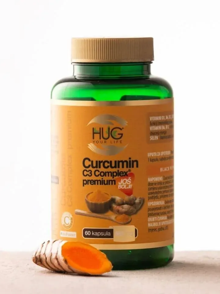 Hug Curcumin C3 Complex Premium 60 Kaps - Zagreb