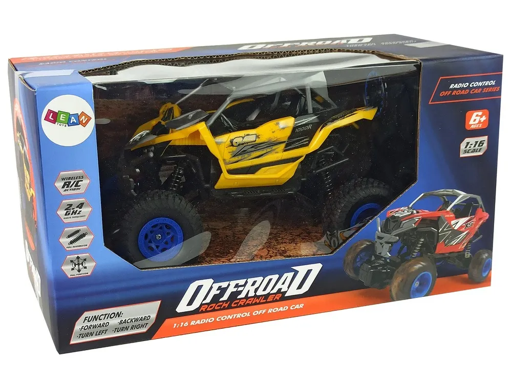 off-road remote controlled 2.4 ghz 1:16 yellow - slika 6