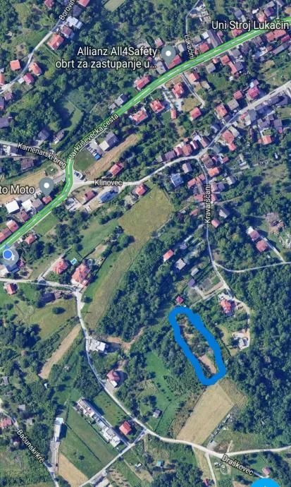 Gradilište-voćnjak 1119 m2 Markuševec****prodaja-zamjena**** - Zagreb