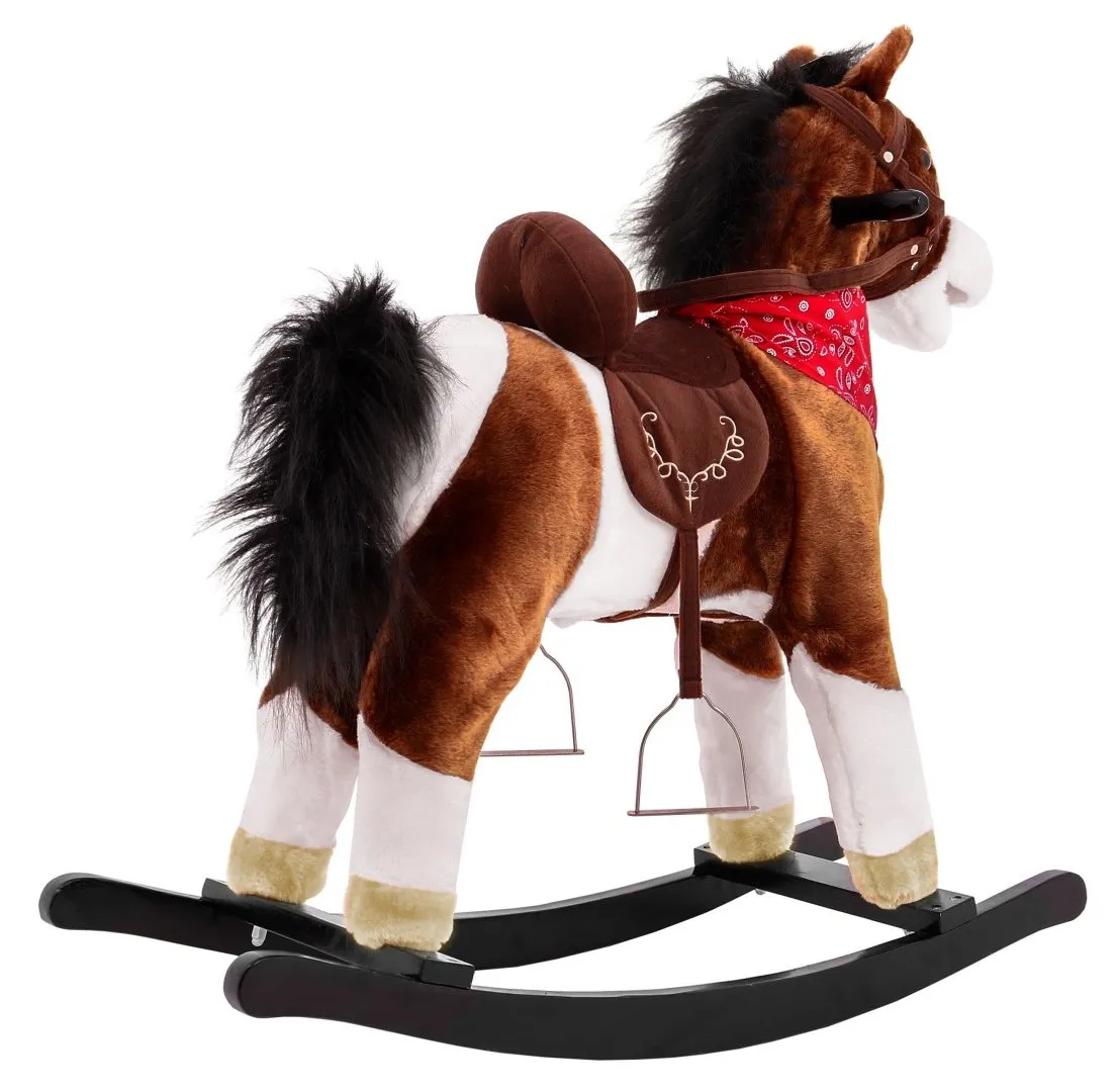 pony rocking horse dark brown - slika 6