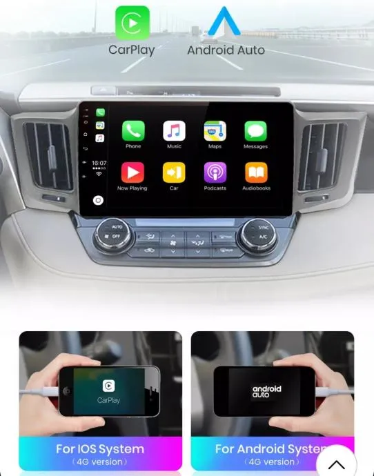 toyota rav 4 2013 2014 2015 2016 2017 2018 original 2din radio android - slika 5