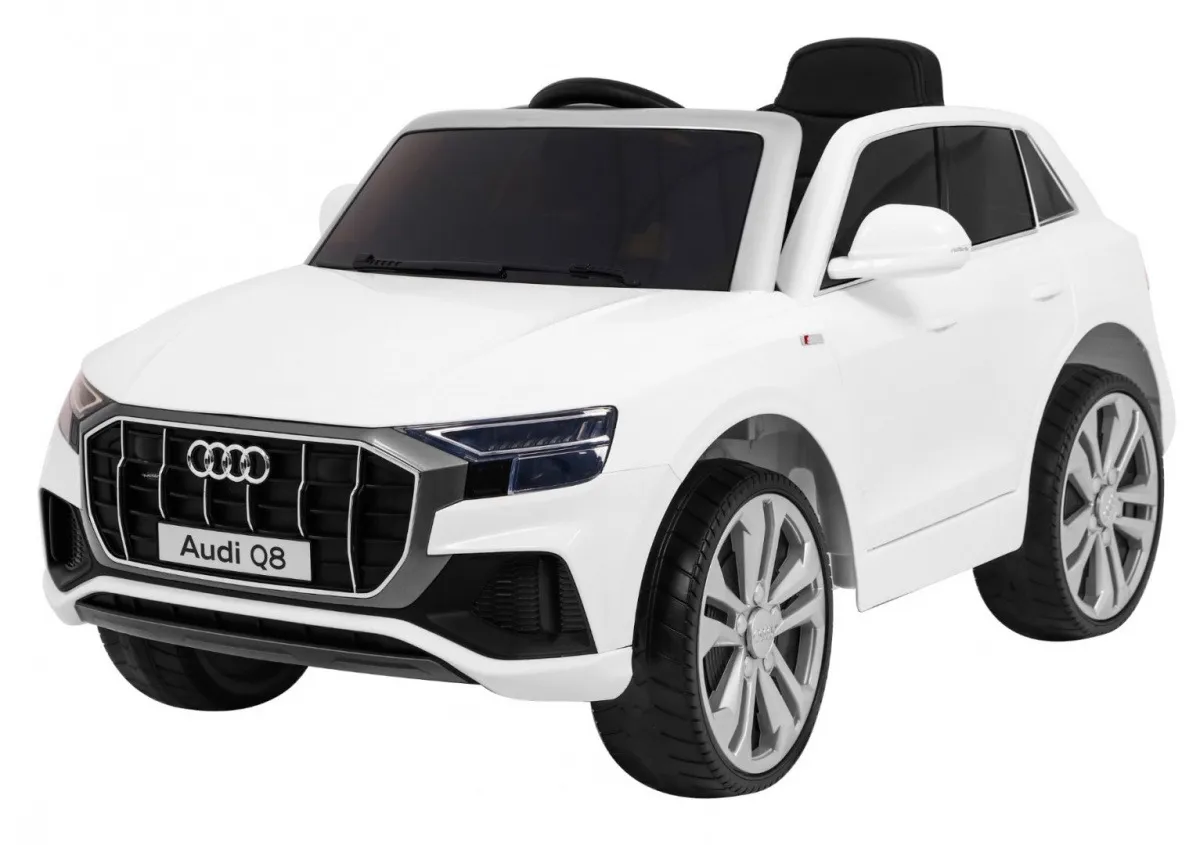 Licencirani auto na akumulator Audi Q8 LIFT - bijeli - Mursko Središće