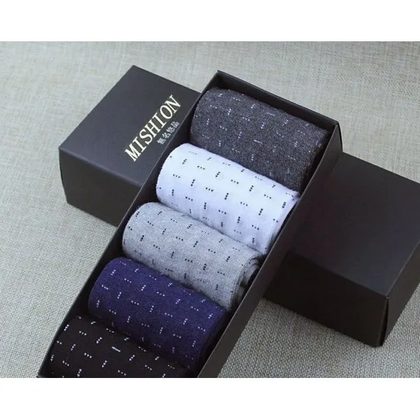 paket 5 kom muških čarapa pamuk super poklon - slika 6