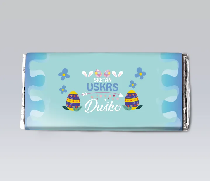 Personalizirana čokolada – Uskrs - Osijek