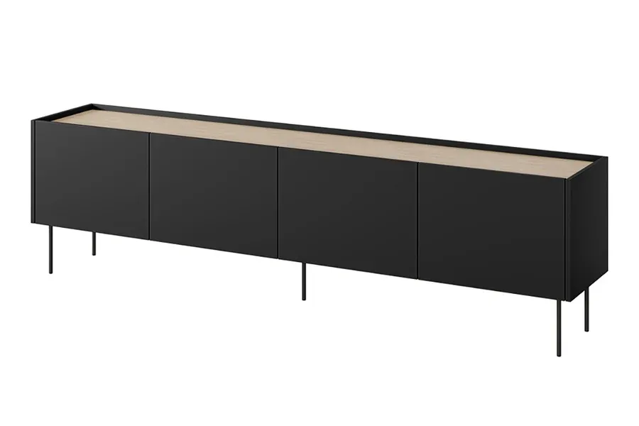 TV Komoda Desin 220cm, 4 vrata, Materijal: MDF - Čakovec
