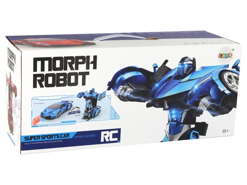 auto na daljinsko upravljanje robot transformation r/c 1:10- crveni - slika 4