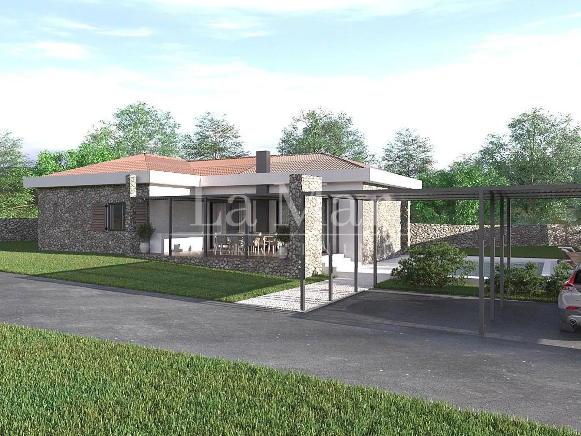 NOVO - Vila s bazenom kod Novalje - 139 m2 - Lun, Novalja