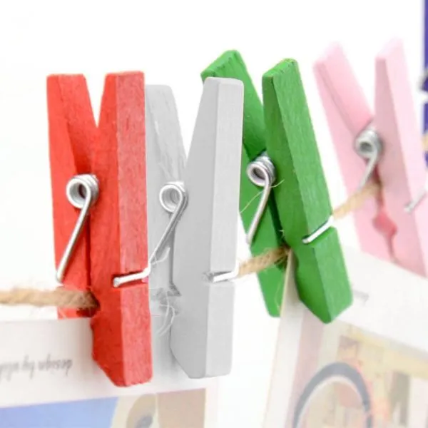(100 kom) drvene štipaljke za sušenje i diy - slika 5