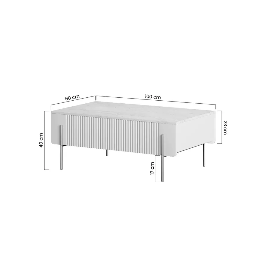 klub stolić malmi 100cm, materijal: mdf - slika 6