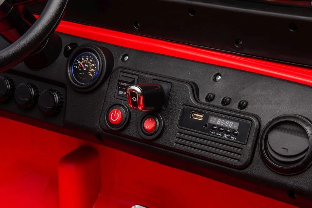 auto na akumulator jh-102 4x4 - crveni - slika 8