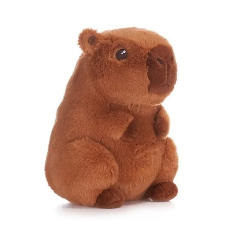 Capybara ‘Sitting’ plišana igračka 22cm, tamno smeđa - Zagreb