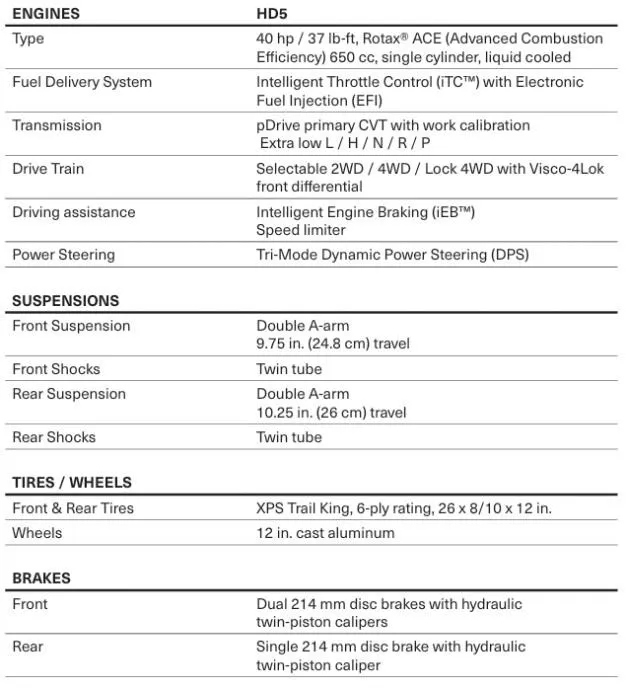 can-am 2026. god. outlander pro xu hd5 t, 2026 god. - slika 2