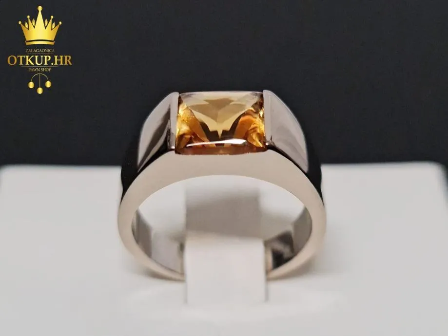 Cartier Tank Citrine Ring / R1, Rate ! - Zagreb