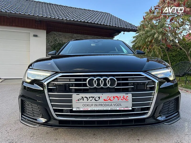 audi a6 avant 40 tdi-s line-1 vlasnik-led-radar-ploča-aluminij - slika 3