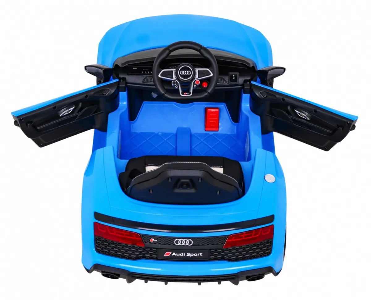 licencirani auto na akumulator audi r8 lift - plavi - slika 6