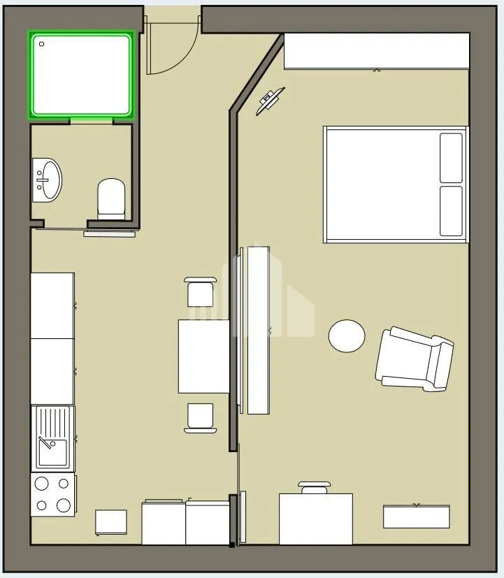 zagreb, centar, useljiv stan, 36m2, investicija - slika 11