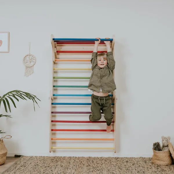 pikler trokutasta penjalica s dodatkom za švedski zid - slika 9