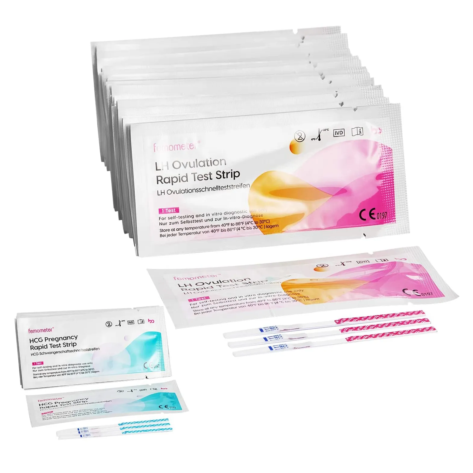 test trakice za ovulaciju i trudnoću, femometer 40lh + 10hcg - slika 4