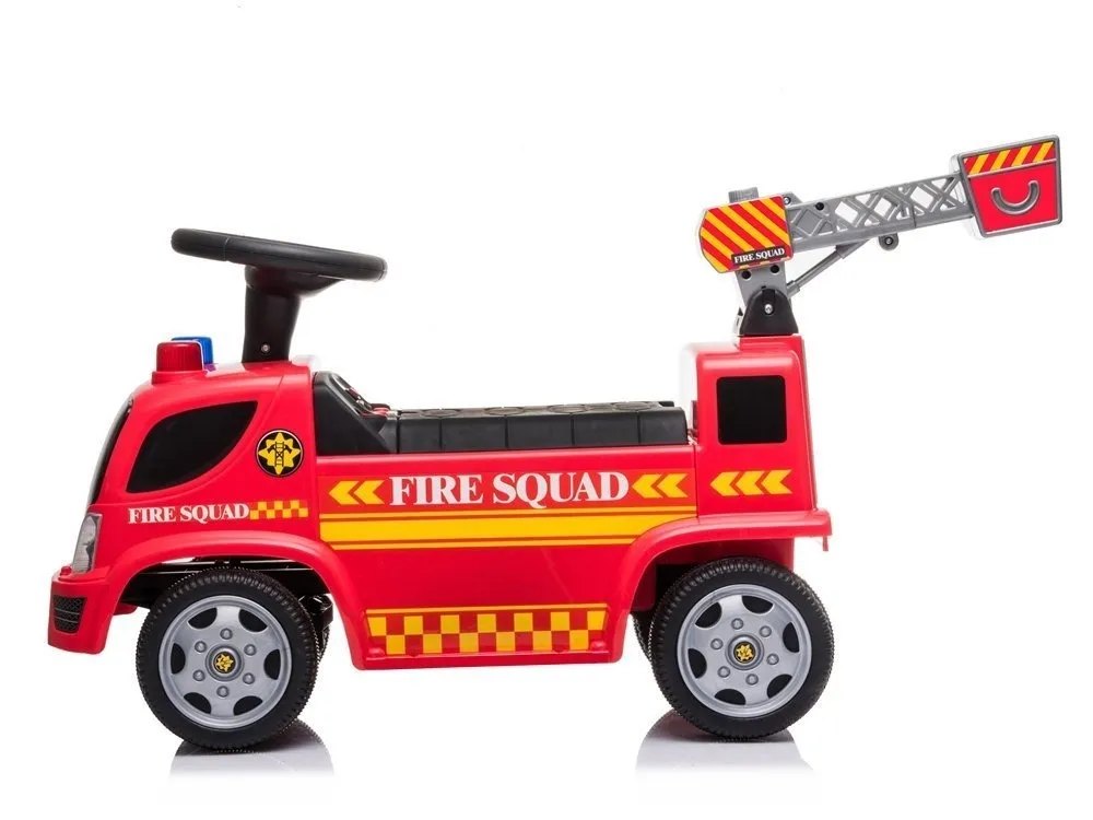 dječja guralica fire brigade - crvena - slika 3