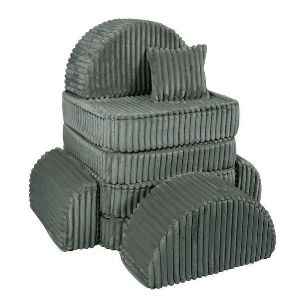 modularna sofa - šumsko zelena - slika 9