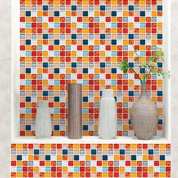 (6kom paket) 3d zidni pvc mozaik panel - samoljepljivo- (mod 3299) - slika 4