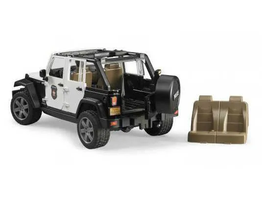 bruder policijski auto jeep wrangler + policajac - slika 2
