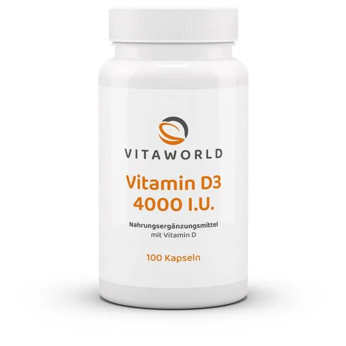 Vitamin D3 kapsule 4000 I.U., Vita World, 100 kom. - Zagreb
