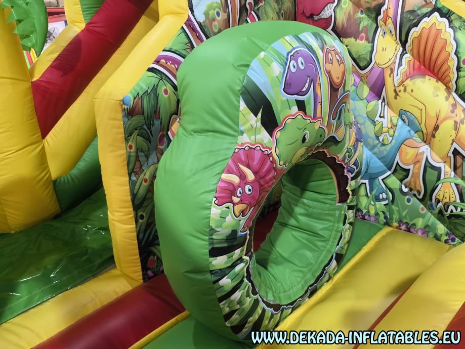 combo igraonica na napuhavanje - dinosaur -novo- - slika 3