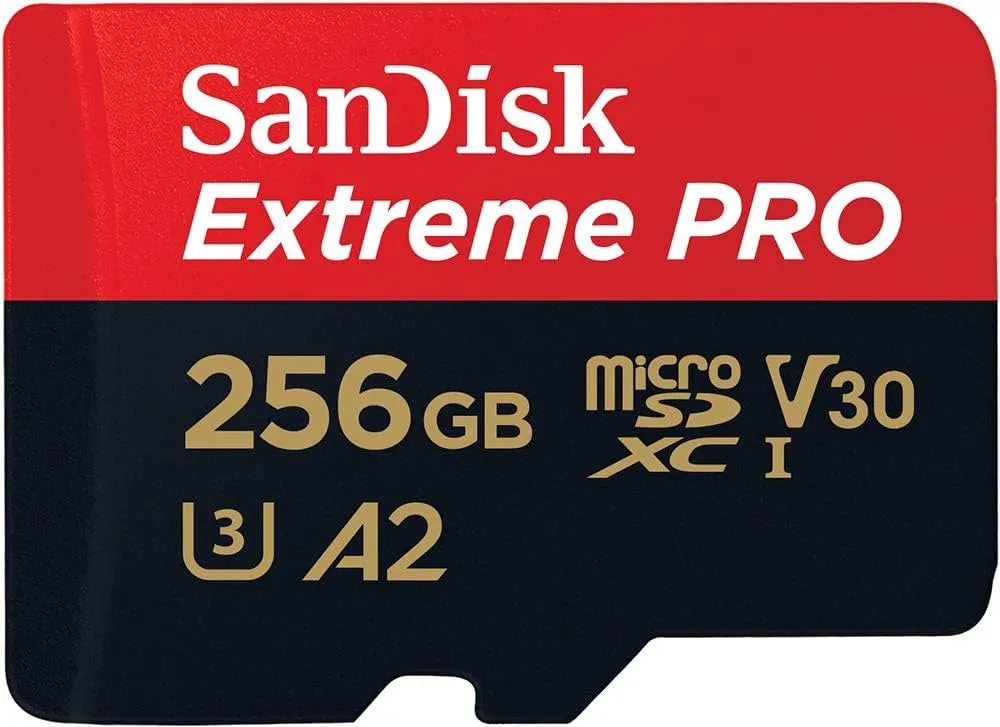 memorijska kartica micro secure digital 256gb sandisk extreme pro + adapter - slika 2