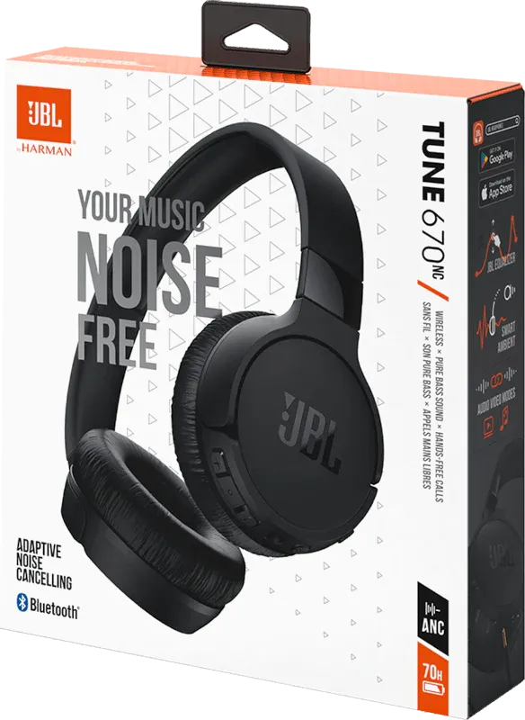 Slušalice+mikrofon JBL Tune 670NC BT black - Karlovac