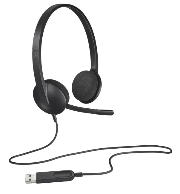 slušalice+mikrofon logitech h340 usb - slika 4