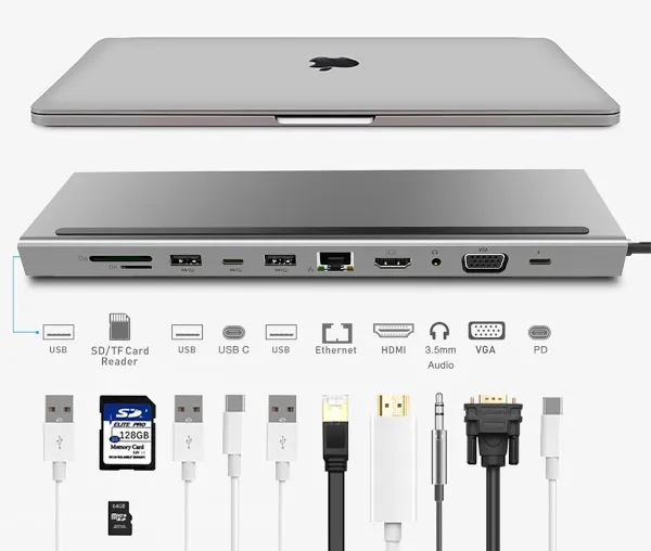 Asonic USB Tip C, 11u1,HDMI/VGA/SD/RJ45/U3 - Karlovac