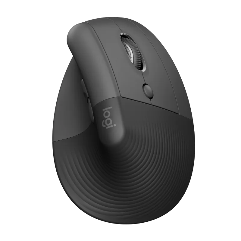 miš logitech lift right bluetooth vertical ergonomic graphite/black - slika 2